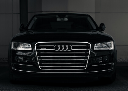 Black Audi A8 Car