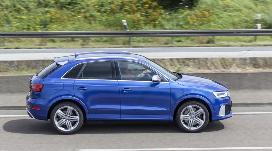Blue Audi Q3 Car