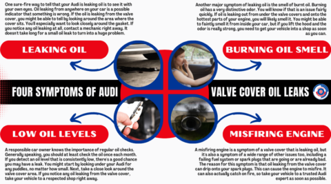 Valve Cover Oil Leaks in an Audi: Symptoms & Solution