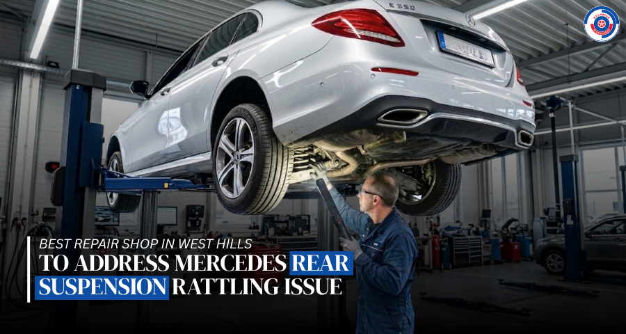 Best Repair Shop in West Hills to Address Mercedes Rear Suspension Rattling Issue