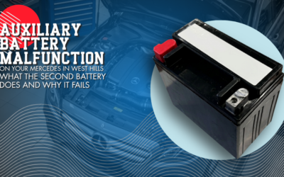 “Auxiliary Battery Malfunction” on Your Mercedes in West Hills: What the Second Battery Does and Why It Fails